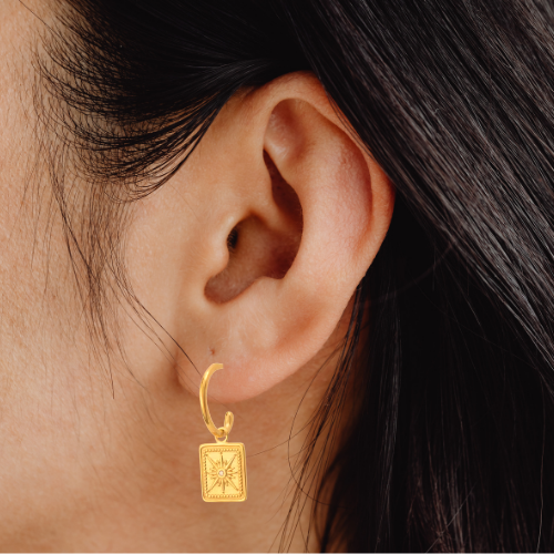 Aika Pendant Hoops