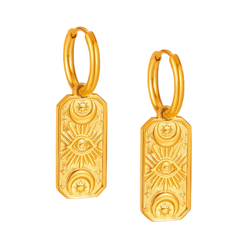 Elara 'Evil Eye' Hoops