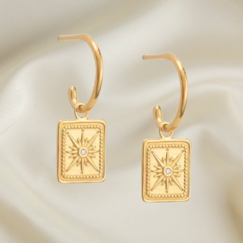 Aika Pendant Hoops